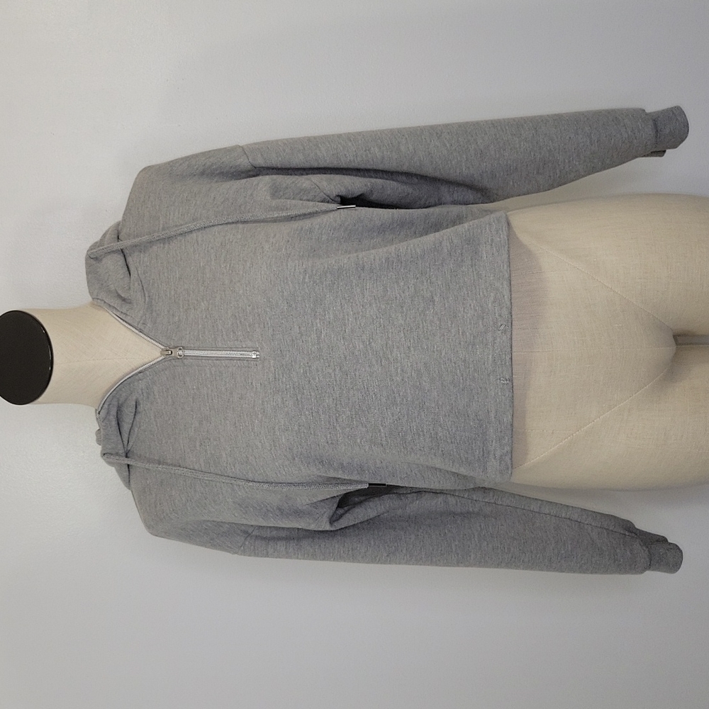 Forever 21 Gray Cropped Sweatshirt Hoodie SZ    3/$15